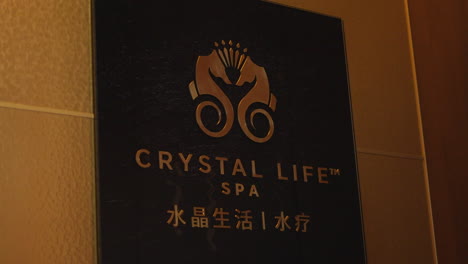 crystal life spa on a cruise