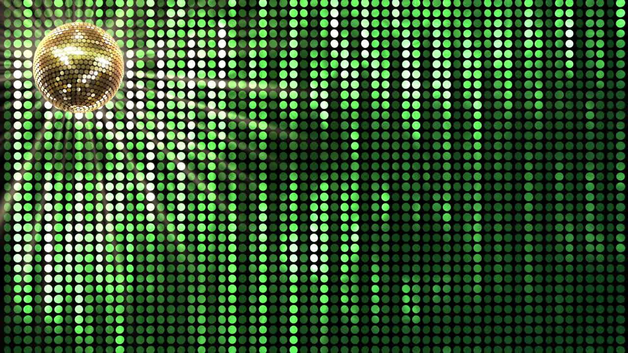 Mirror Ball Disco Lights Club Dance Party Glitter Background