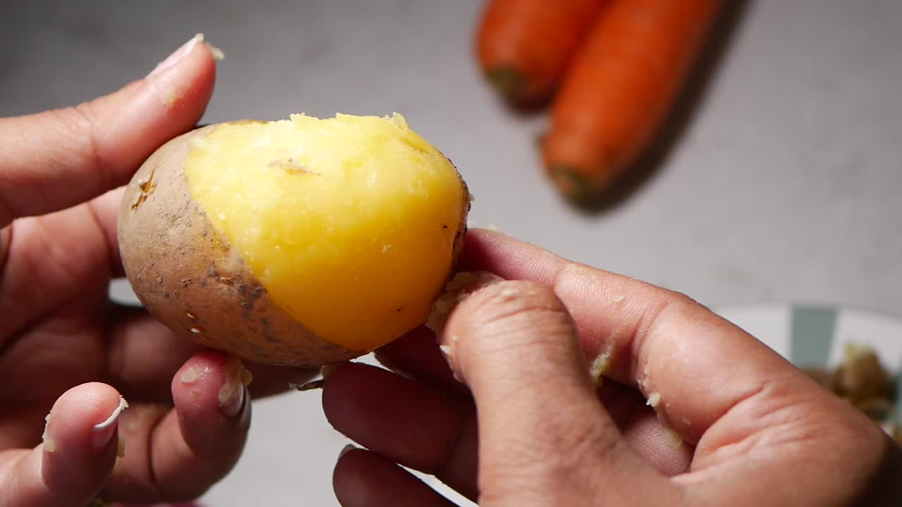 Peeling Potatoes and Carrots