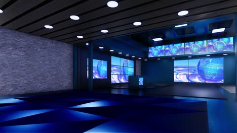 noticias del estudio de televisión virtual 3d
