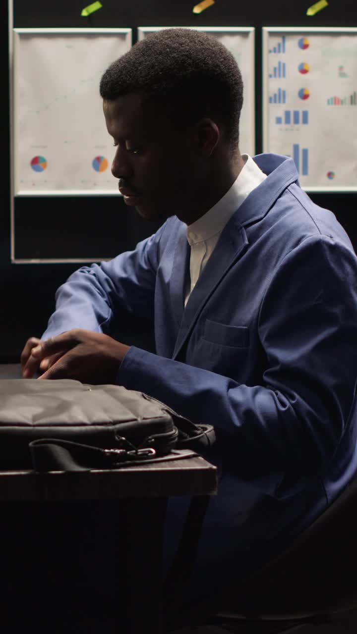 Man in Suit in Office