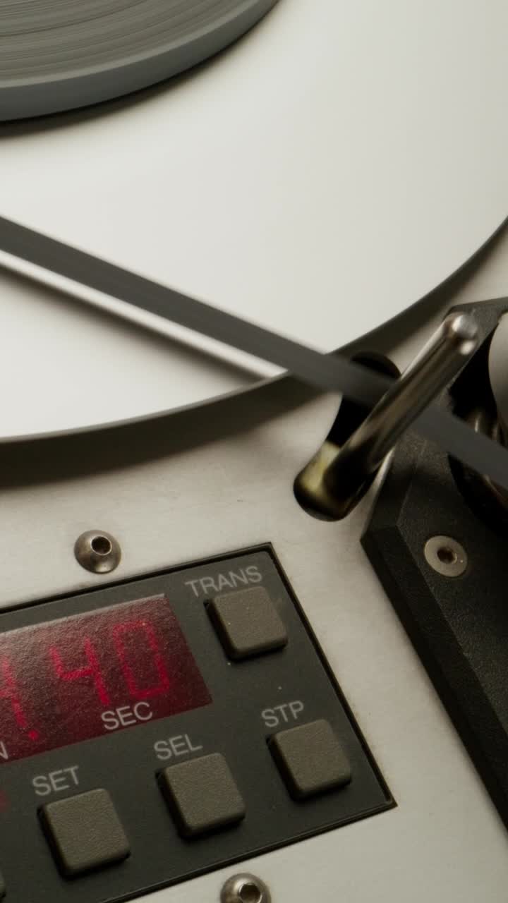 빈티지 릴-투-릴 테이프 레코더