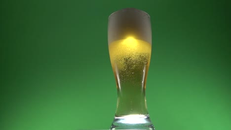 foam and bubbles of beer