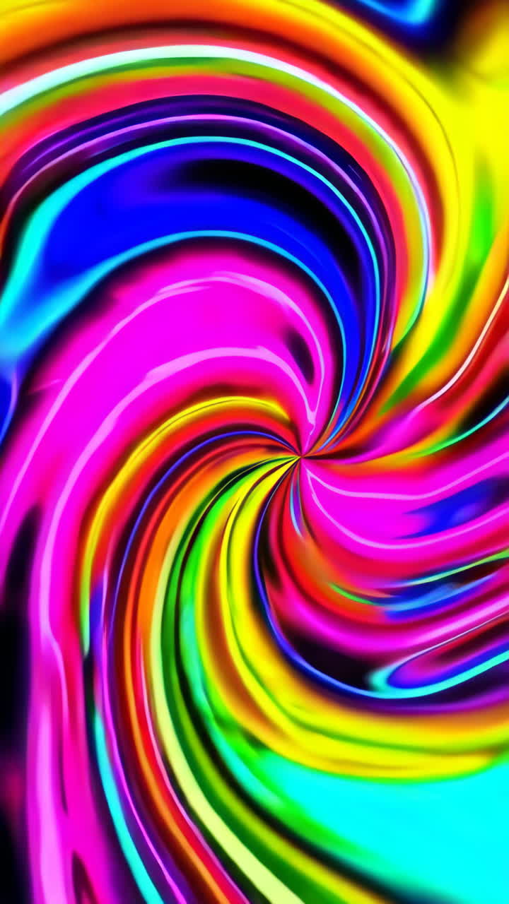 Vibrant and Hypnotic Abstract Swirls