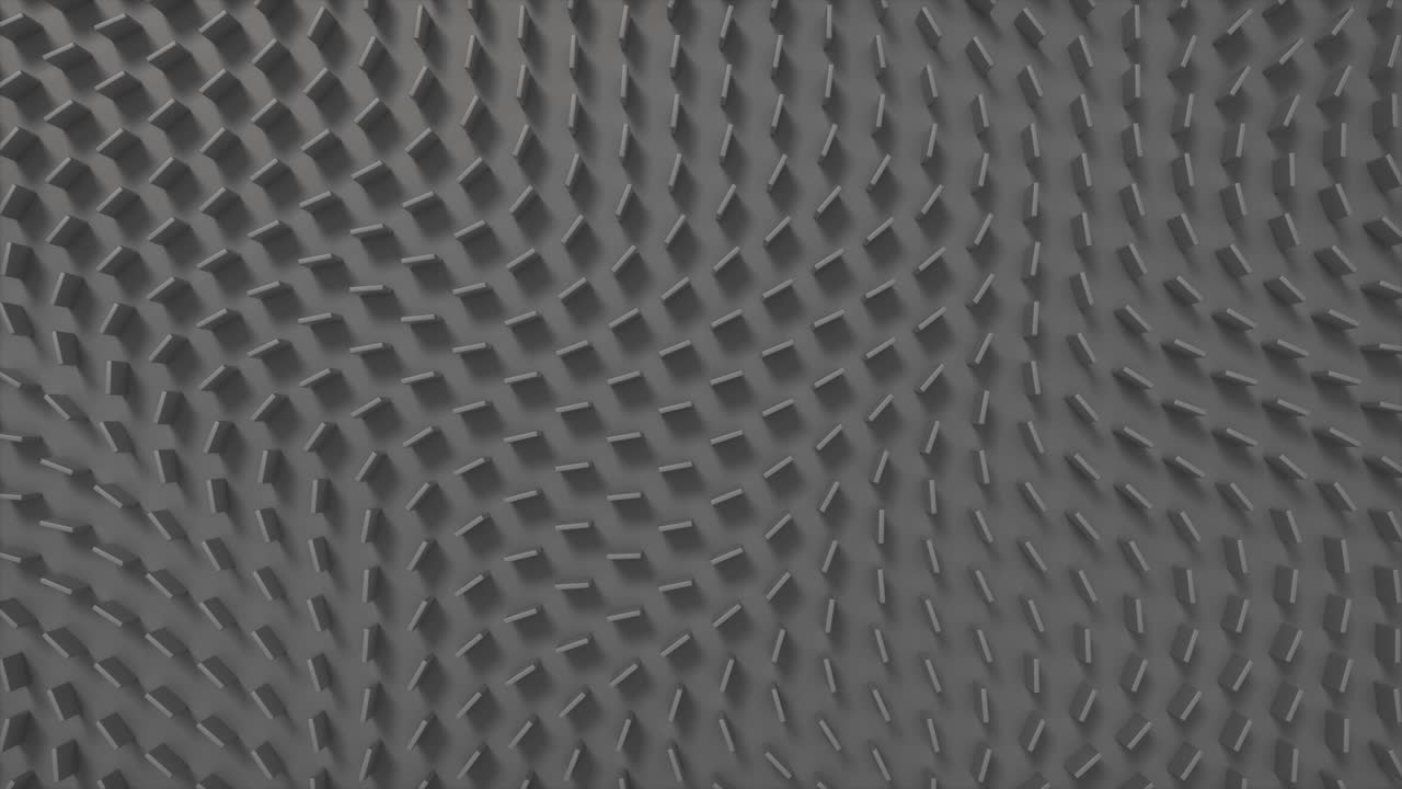 pared de bucles de ondas cinéticas