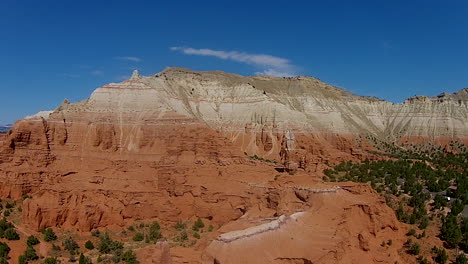 tomas aéreas de la cuenca de kodachrome, utah