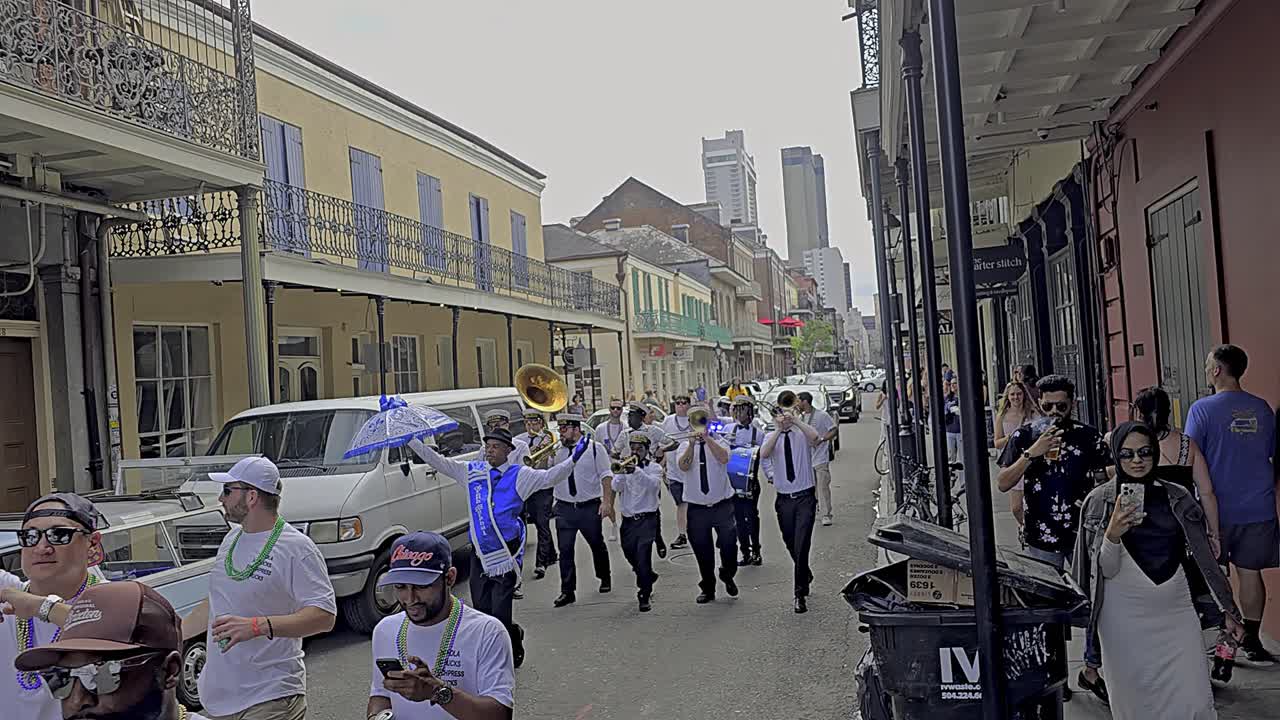Marching band in New Orleans