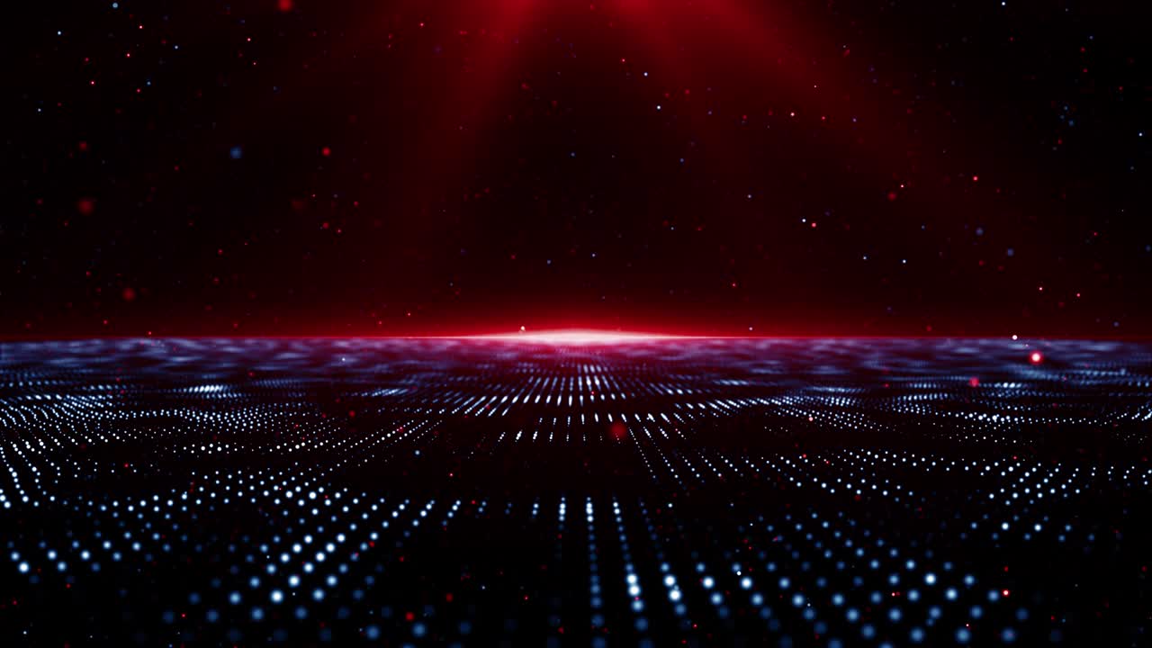 Particles dust abstract light bokeh motion titles cinematic background ...