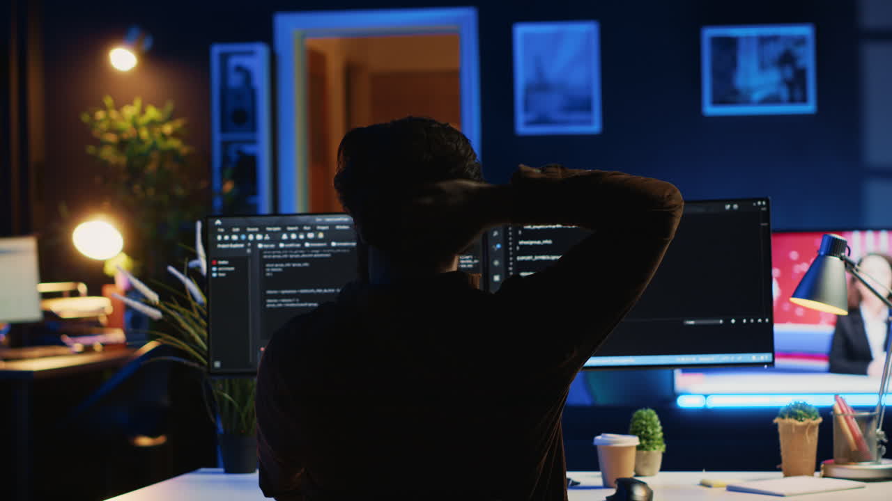 Software technician frustrated while updating complex binary code