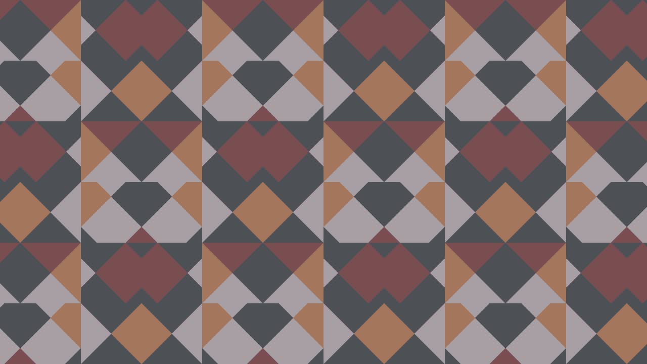 Abstract pattern with multicolor geometric shapes. Motion graphic background in a flat design with geometric elements