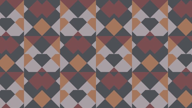 Abstract pattern with multicolor geometric shapes. Motion graphic background in a flat design with geometric elements
