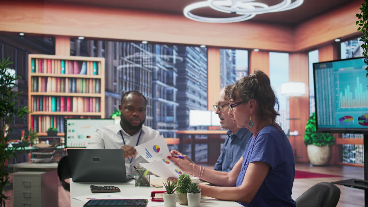 personas mayores que piden asesoramiento profesional a un experto financiero