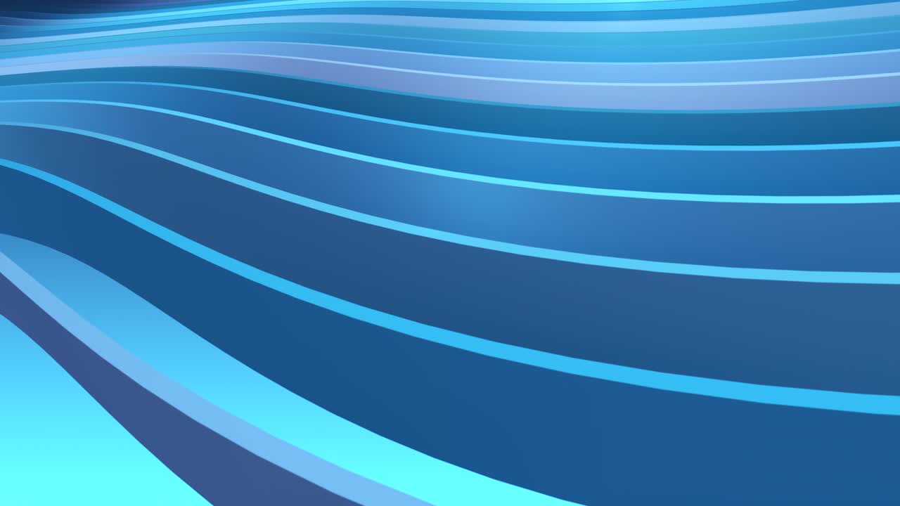 una fila de rayas coloridas con movimiento de onda y reflejos. fondo 3d.