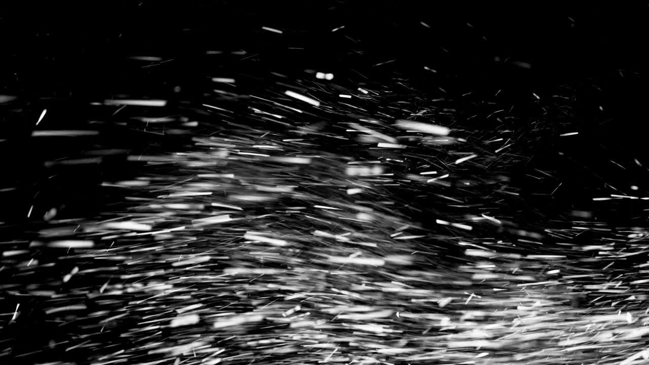 4k de nieve caída real