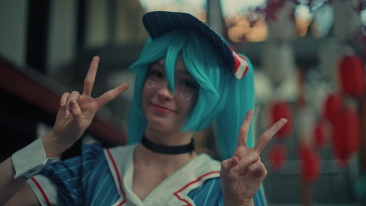 Foto di cosplay di Hatsune Miku