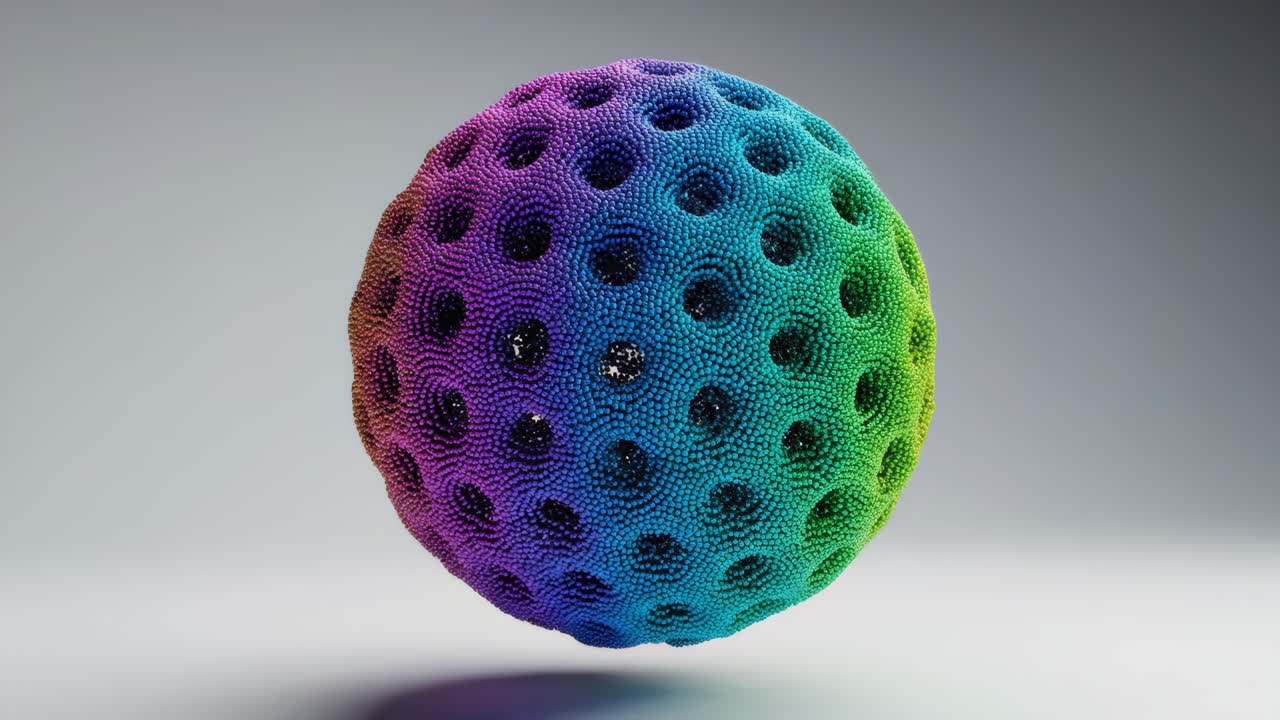 Colorful 3D Abstract Fractal