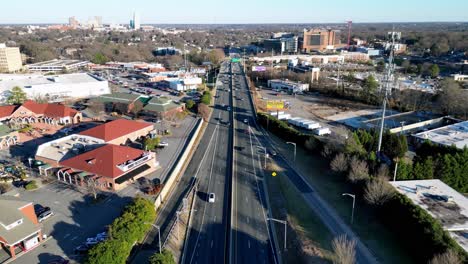 winston salem north carolina, business 40 with traffic