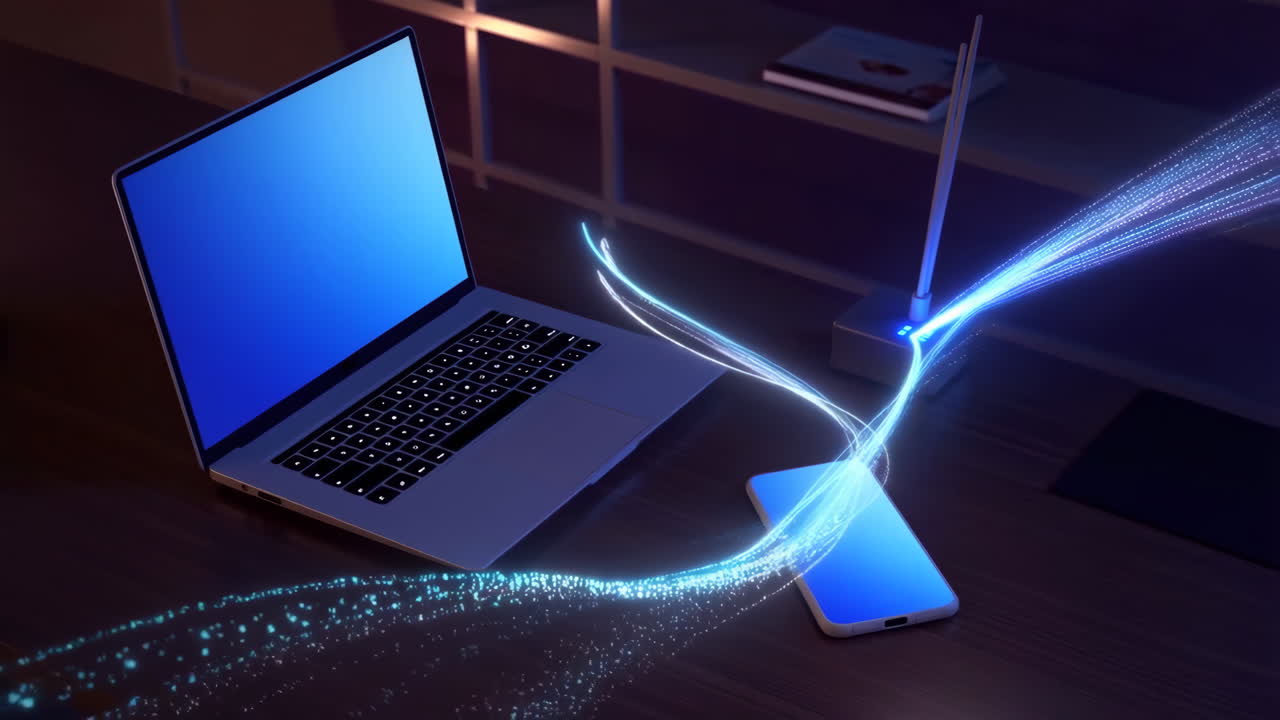 High-Speed Data Transfer and Network Connectivity Between Devices