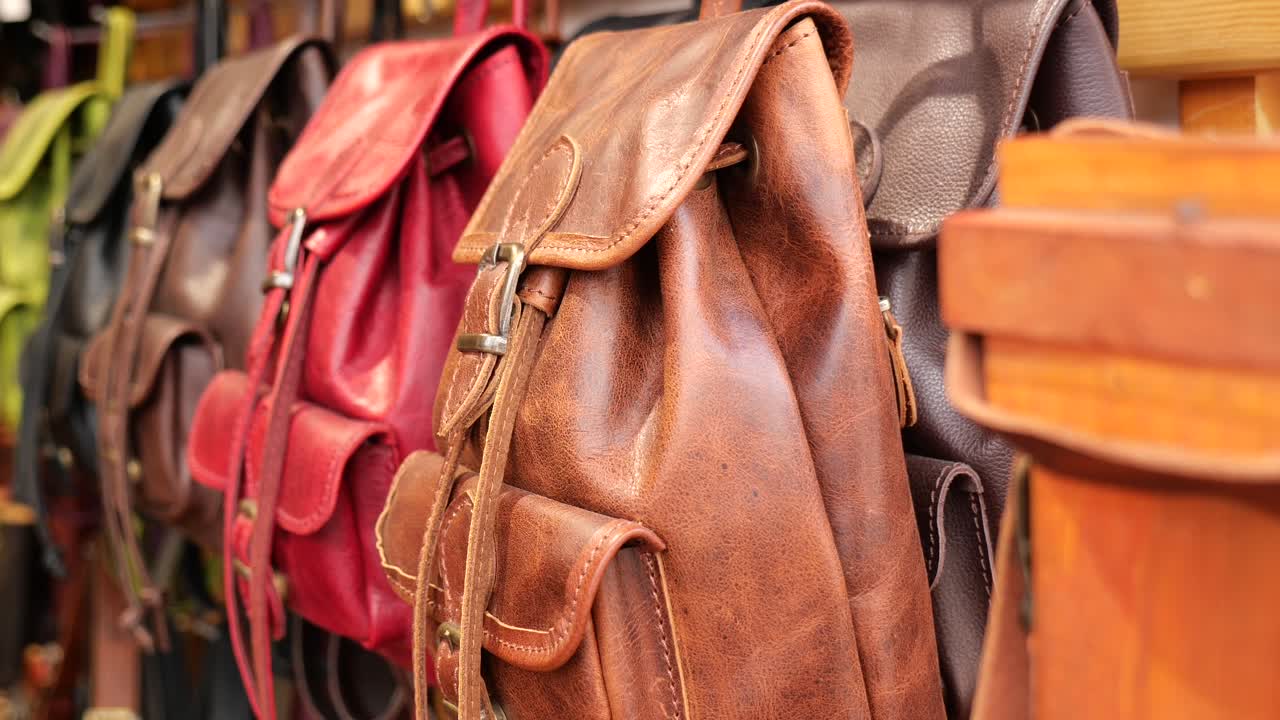 Collection of Leather Backpacks