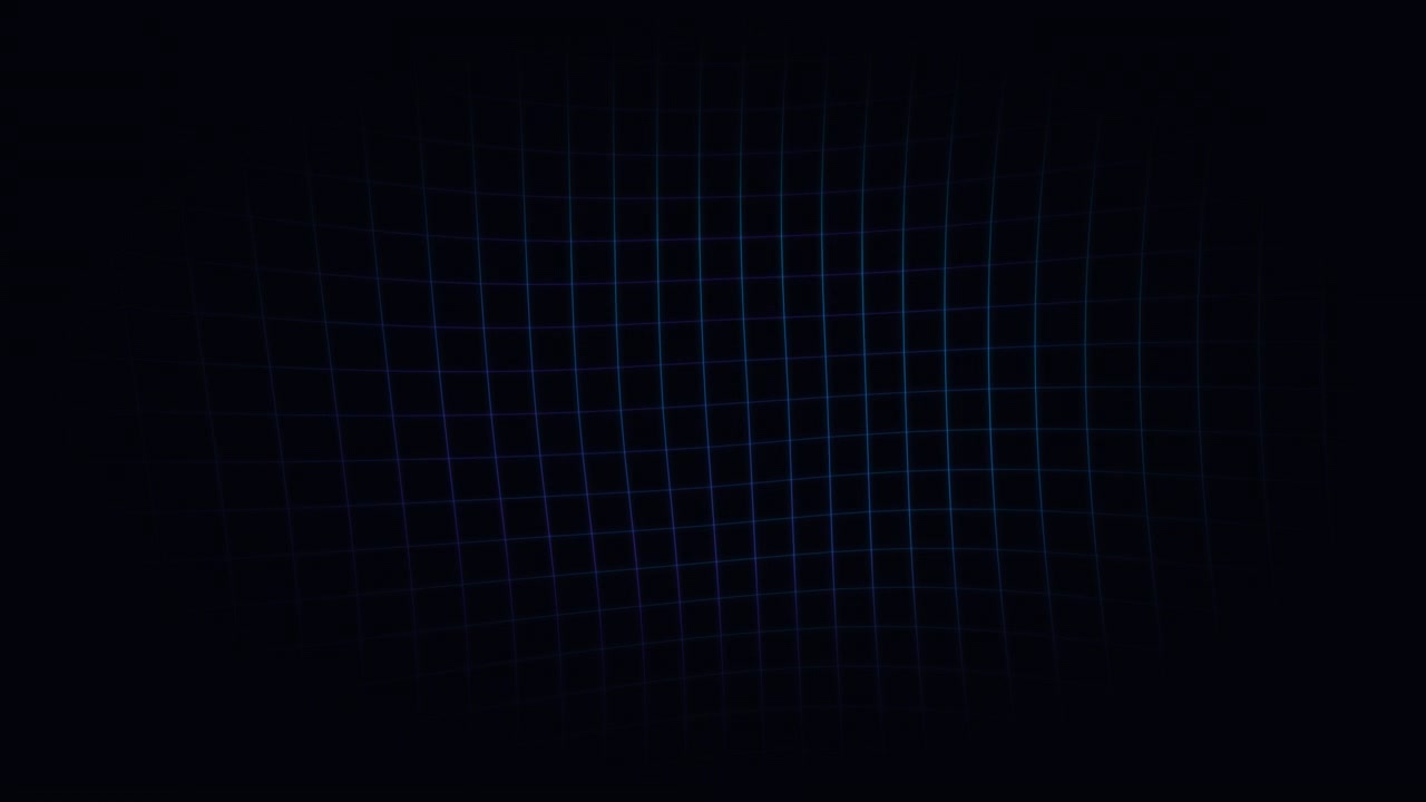 Abstract Digital Grid Background with Pulsing Distortion Effect