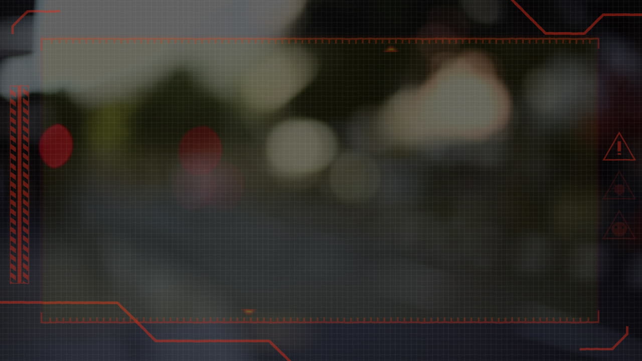 Animação de tela digital sobre fundo desfocado