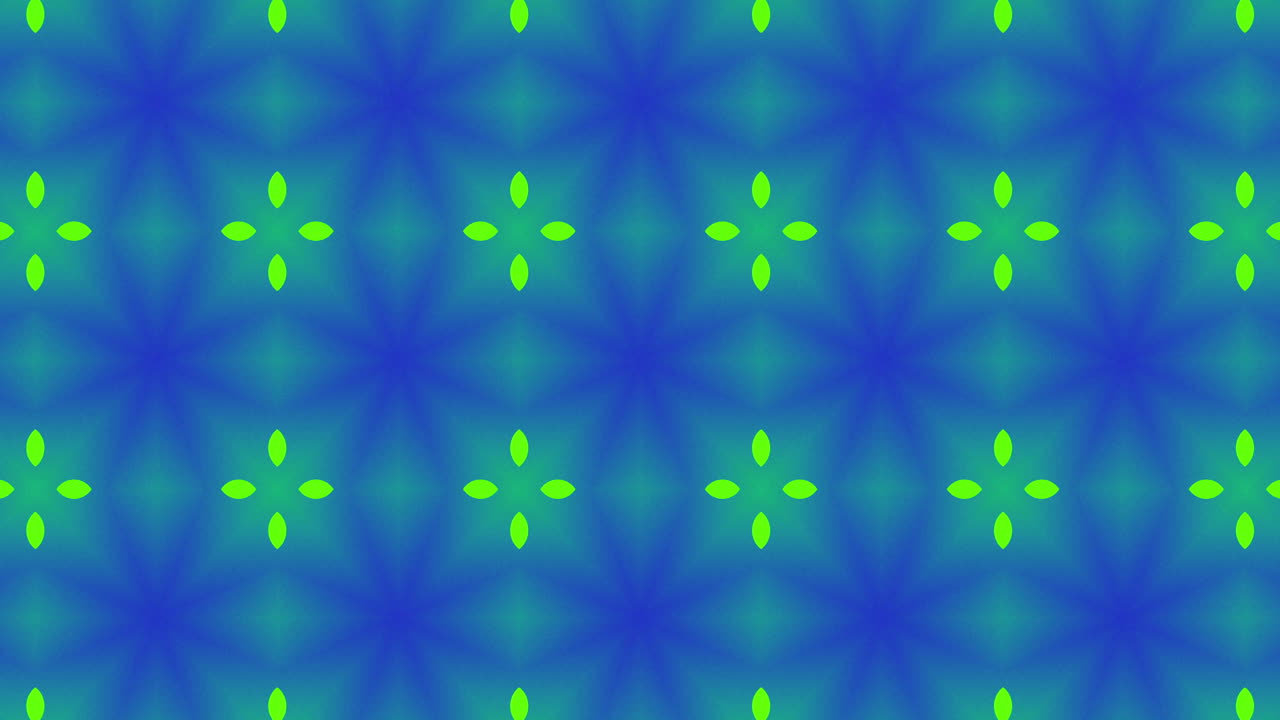 파란색 배경에 대한 추상적인 모양의 애니메이션