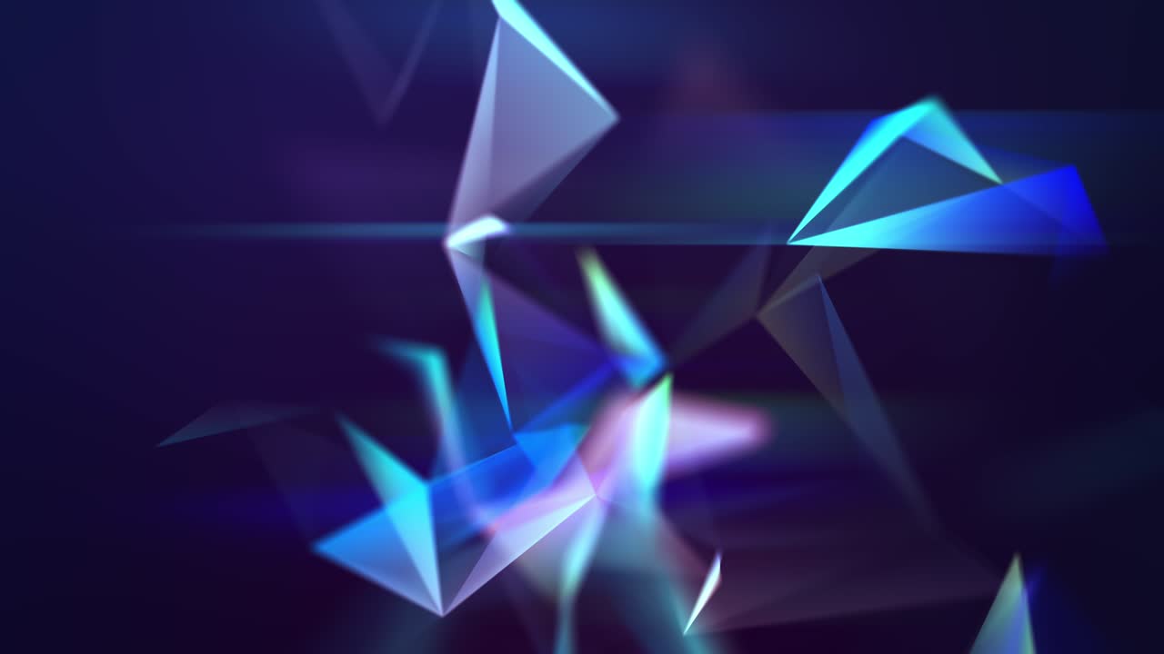 el plexo abstracto las formas de color el bucle de animación