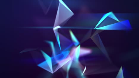 el plexo abstracto las formas de color el bucle de animación