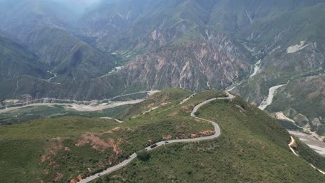 aerial-of-Colombia-san-Gil-Santander-main-attraction-Chicamocha-Canyon