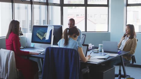 business people working in modern office