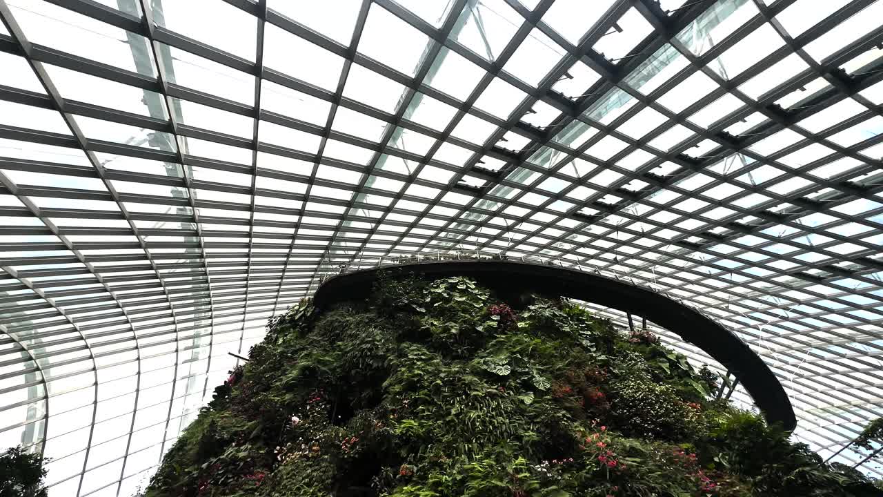 Cloud Forest Dome Structure At Gardens By The Bay In Singapore