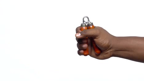 one-man-doing-workout-with-wooden-handle-hand-grip-fitness-on-white-background