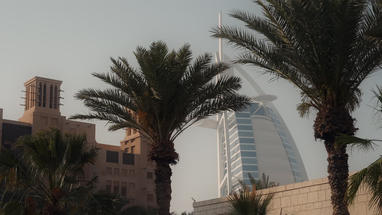 Dubai's Burj Al Arab and Old Town