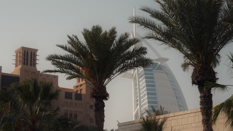 dubai's burj al arab and old town