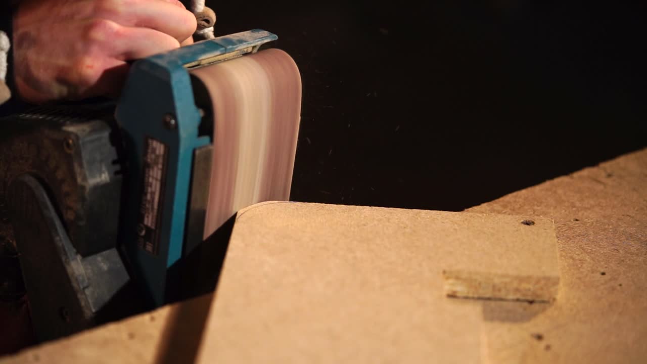 proyecto de limpieza de madera por cinturón