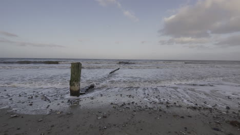 in stormy weather are high waves on the baltic sea