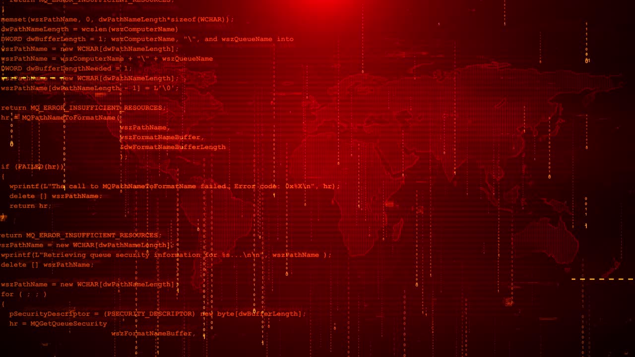 Red digital technology futuristic internet network abstract world wireframe digital technology map