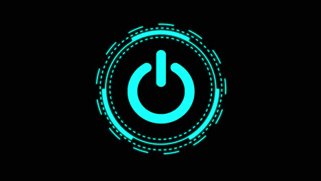 digital power button, start or shut down