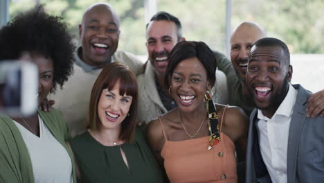 a group of businesspeople getting their picture