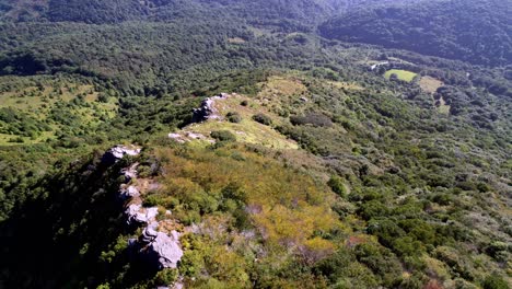 Luftauszug-Snake-Mountain-NC,-North-Carolina