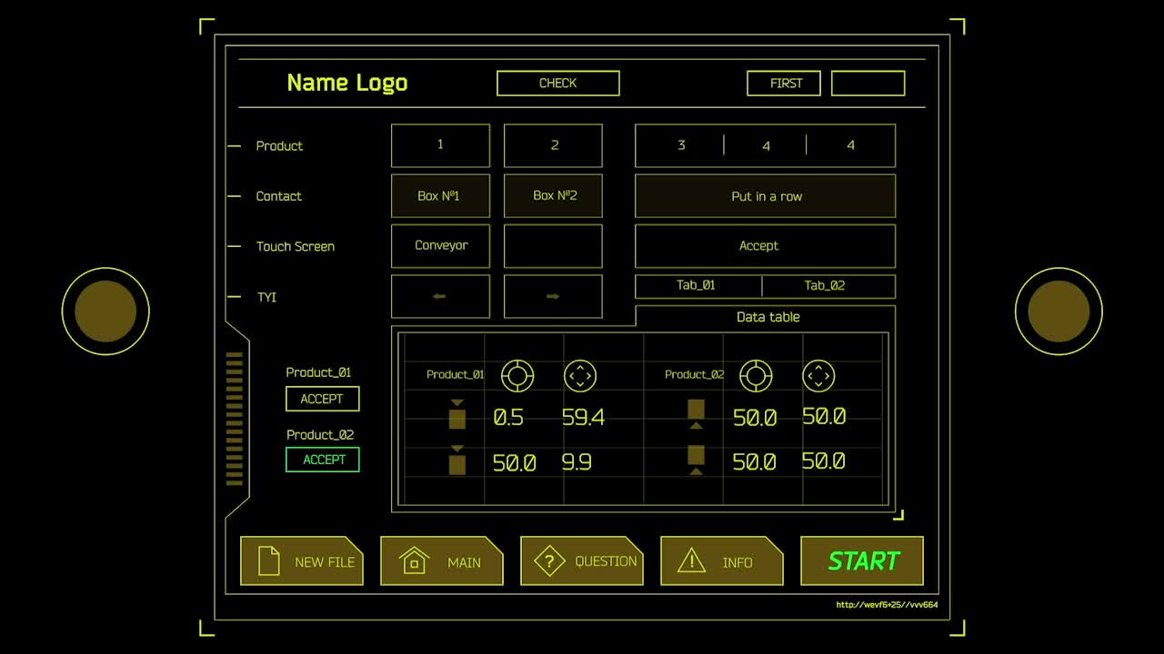 Retro HUD UI