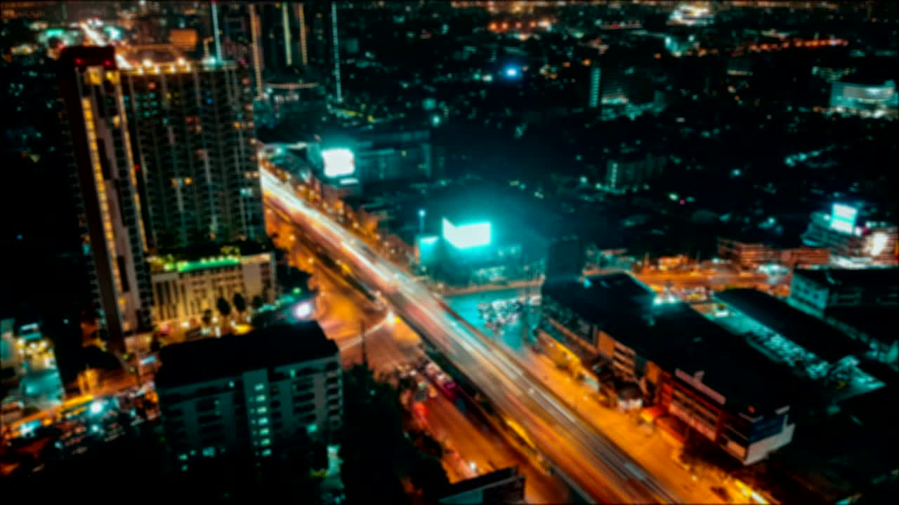 타임 스 고속도로  뷰, 고속도로 상단 뷰, 도로 교통 태국에서 중요한 인프라