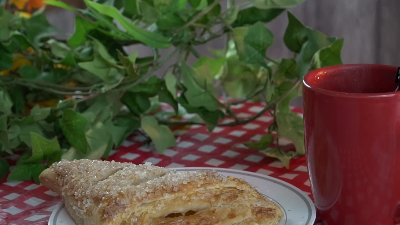 delicioso volumen de negocios de manzana dulce para el postre o el desayuno