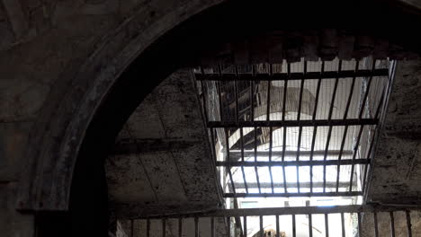 barred openings in eastern state penitentiary