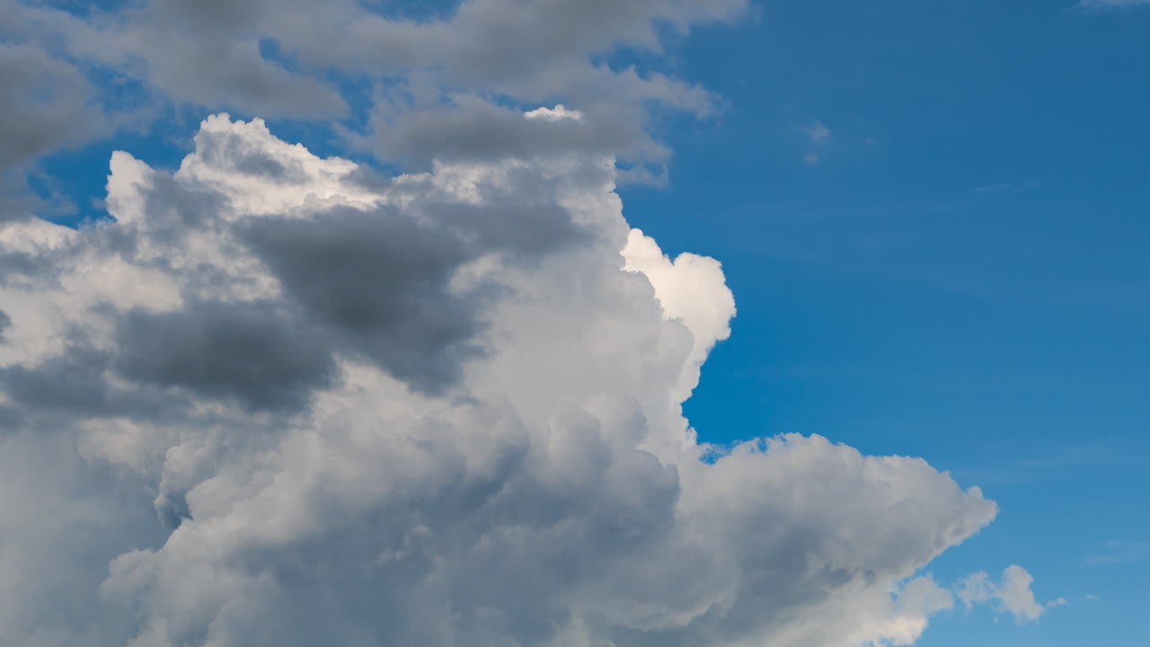Building storm clouds moving across the sky with depth and evolving texture