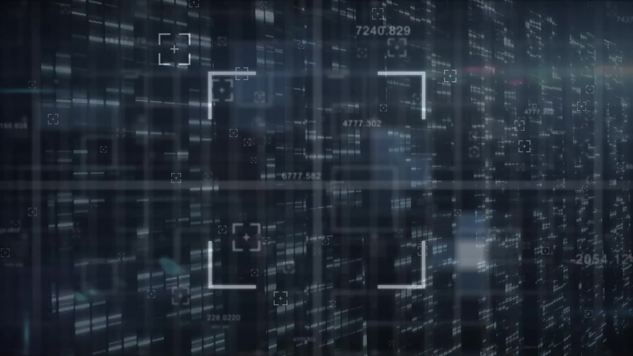 Animation of data processing over shapes