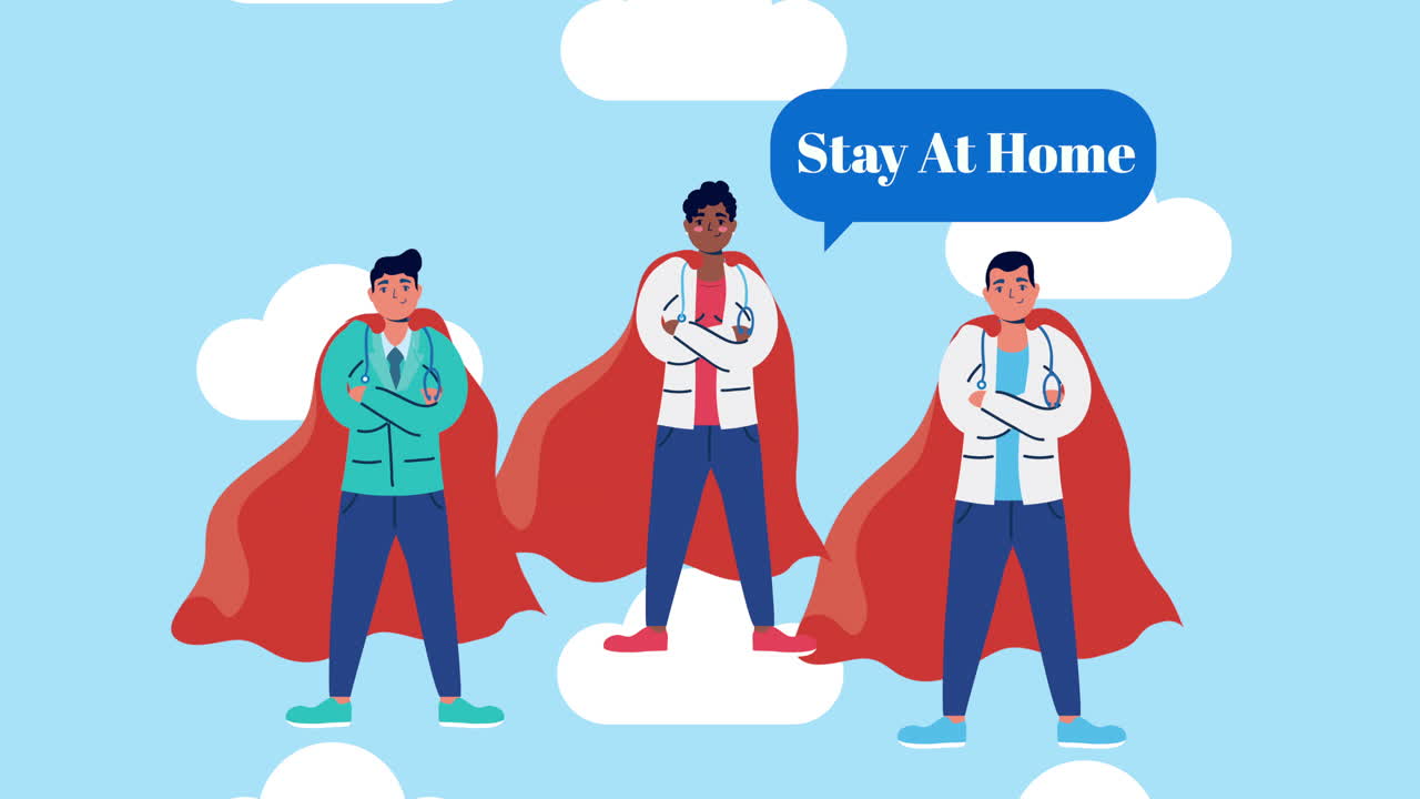 전문가, 의사, 영웅의 망토를 입은 직원