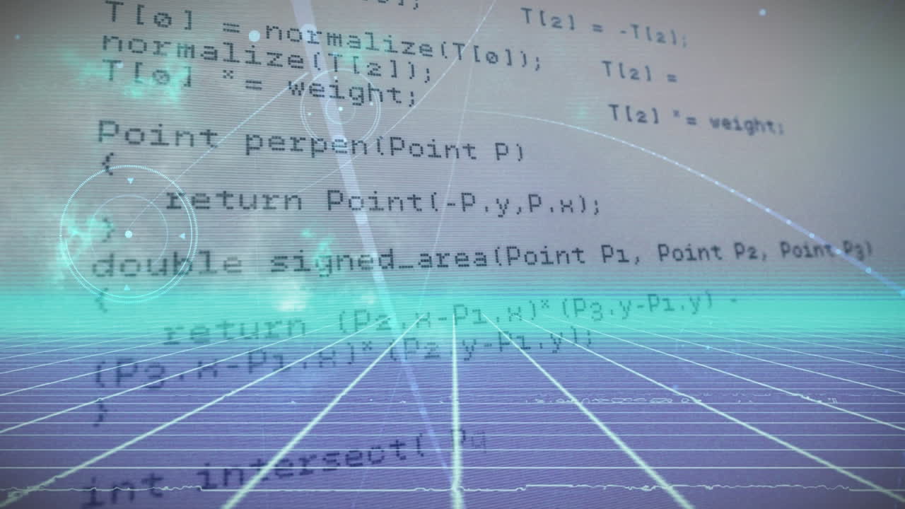 연결 네트워크로 데이터 처리의 애니메이션