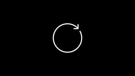 actualización de la animación del icono. matte alfa