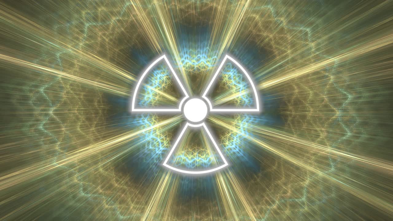 símbolo de advertencia de radiación